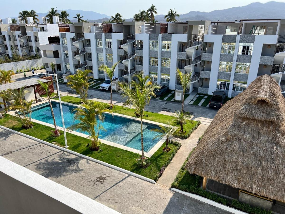 Penthouse Manzanillo Exclusivo Con Alberca Apartment Exterior photo